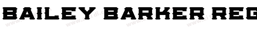 Bailey barker Regula字体转换